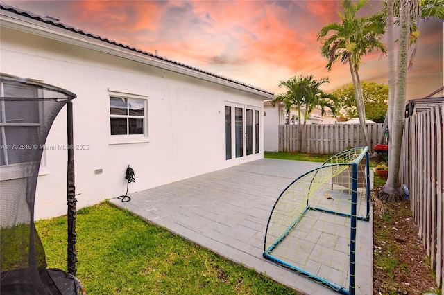 8196 SW 163rd Ct, Miami, FL 33193 - view of patio featuring french doors