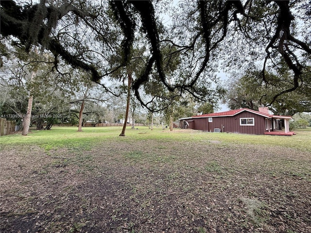 view of yard