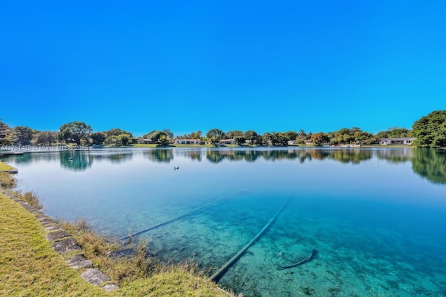 property view of water