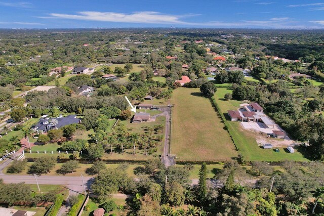 drone / aerial view featuring a residential view