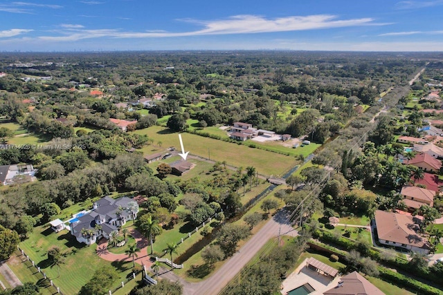 drone / aerial view featuring a residential view