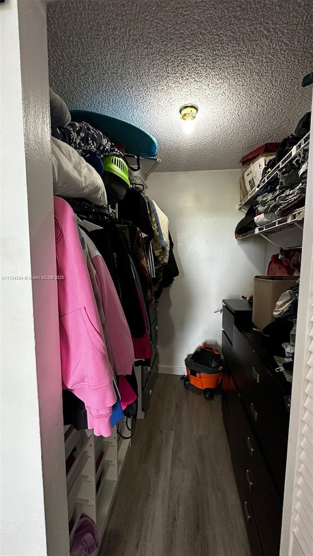 16950 W Dixie Hwy Unit A429, North Miami Beach, FL 33160 - walk in closet featuring wood finished floors