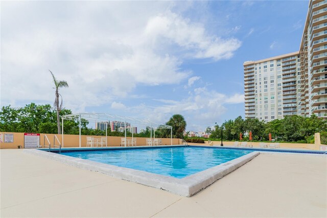 view of swimming pool