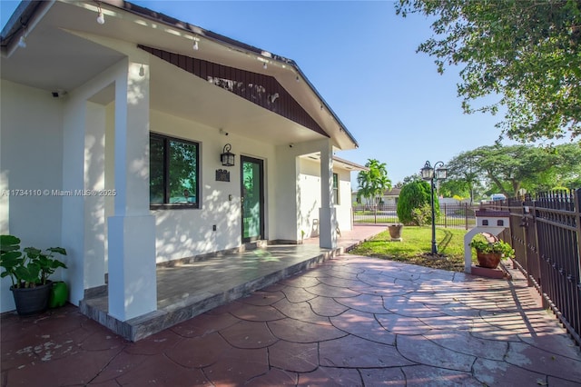 view of patio