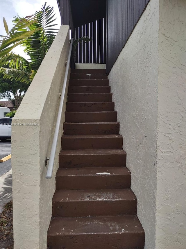 view of staircase