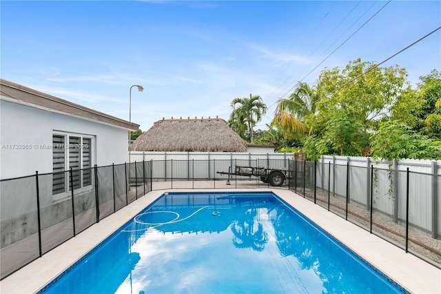 view of pool