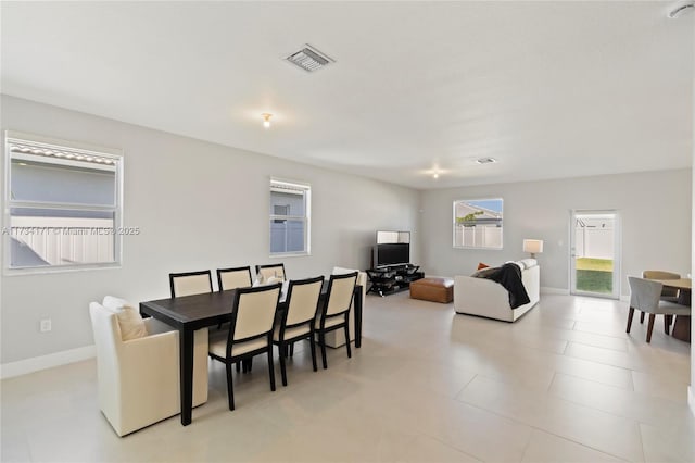 14823 SW 163rd Ter, Miami, FL 33187 - tiled dining room with baseboards