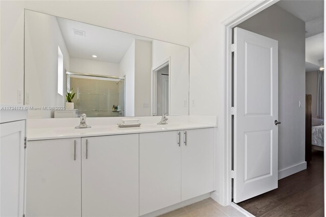 14823 SW 163rd Ter, Miami, FL 33187 - full bath featuring double vanity, a stall shower, and ensuite bath