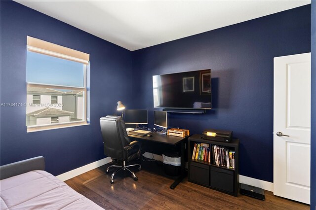 14823 SW 163rd Ter, Miami, FL 33187 - office space featuring wood finished floors and baseboards