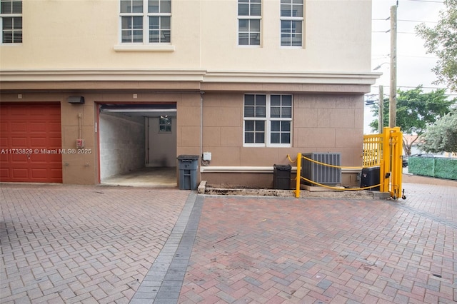 entrance to property with cooling unit