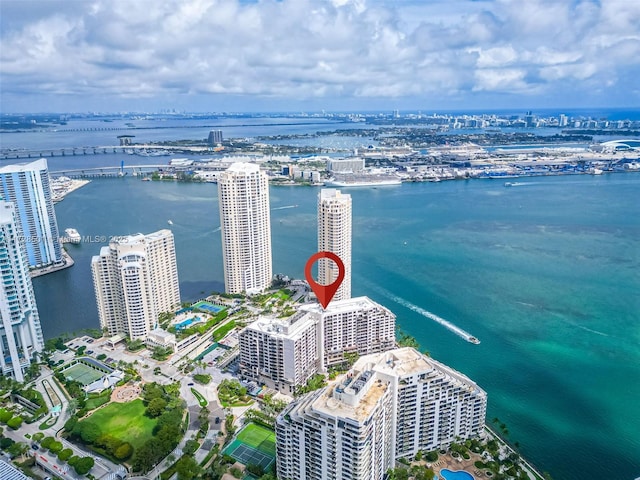 540 Brickell Key Dr Unit 1021, Miami, FL 33131 - view of urban area with a nearby body of water and a notable bridge