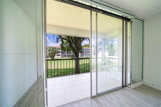 doorway featuring plenty of natural light