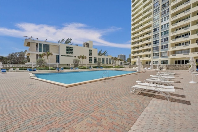 view of pool