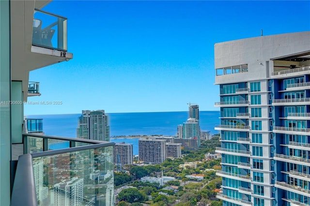 1300 S Miami Ave Unit Ph4910, Miami, FL 33130 - balcony featuring a water view