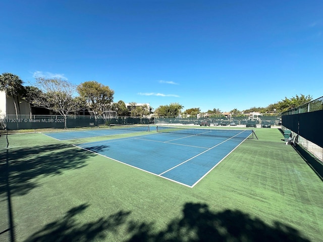 view of sport court