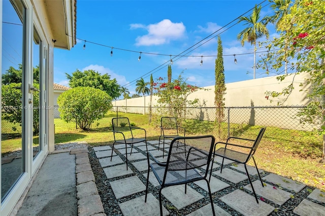 view of patio