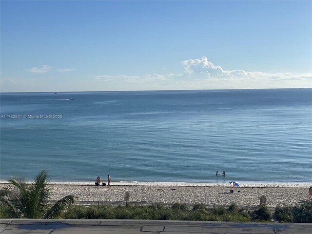 water view with a beach view