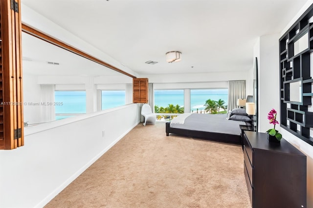 5445 Collins Ave Unit M15, Miami Beach, FL 33140 - carpeted bedroom with baseboards and visible vents