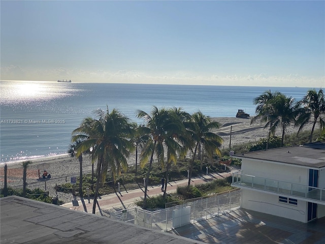 5445 Collins Ave Unit M15, Miami Beach, FL 33140 - water view featuring fence