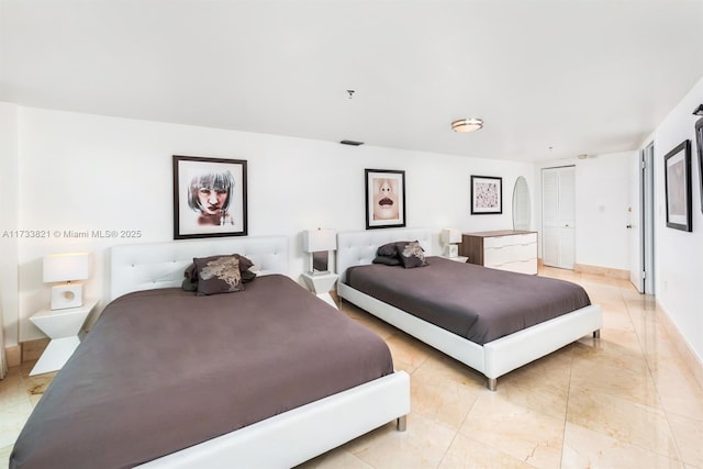 5445 Collins Ave Unit M15, Miami Beach, FL 33140 - bedroom with baseboards