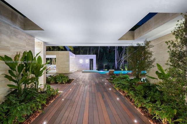 4040 Kiaora St, Miami, FL 33133 - view of wooden terrace