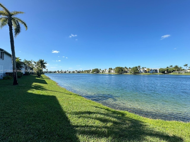 property view of water