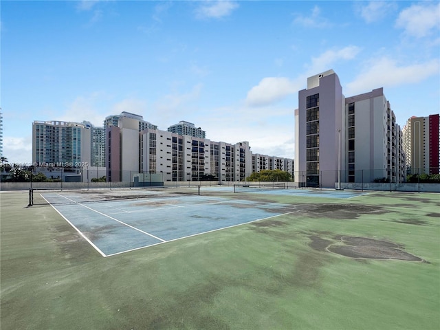 view of sport court