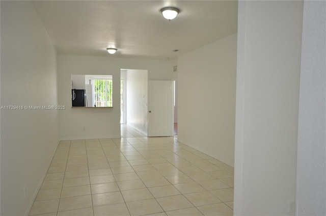 view of tiled spare room