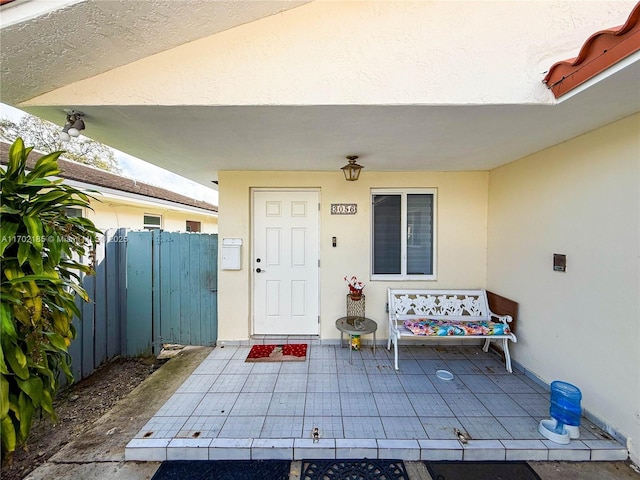 view of property entrance