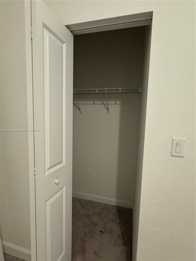 view of closet