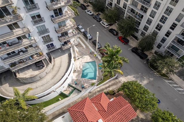 455 NE 25th St Unit 509, Miami, FL 33137 - drone / aerial view of a pool area