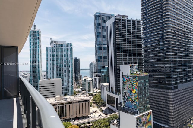 view of city featuring a water view