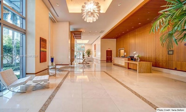 view of community lobby