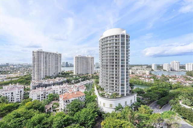 city view featuring a water view