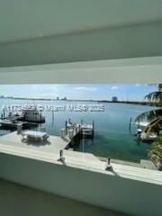exterior space featuring a water view