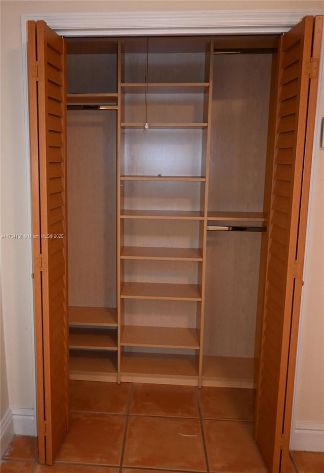 view of closet