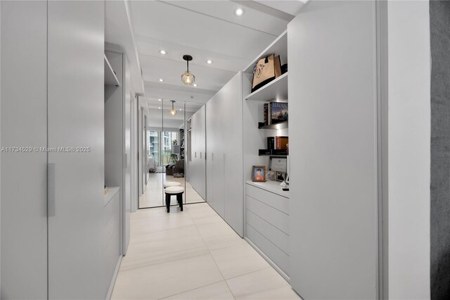 3400 SW 27th Ave Unit 704, Miami, FL 33133 - hall featuring recessed lighting
