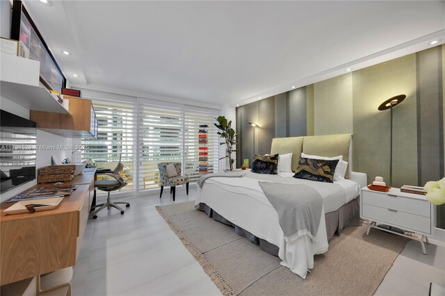 3400 SW 27th Ave Unit 704, Miami, FL 33133 - bedroom with recessed lighting