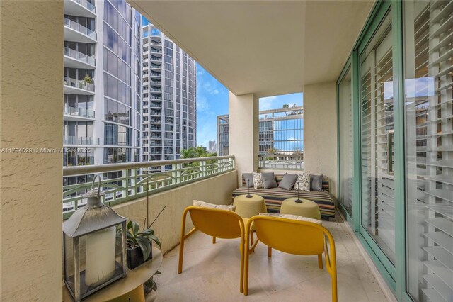 3400 SW 27th Ave Unit 704, Miami, FL 33133 - balcony featuring a view of city