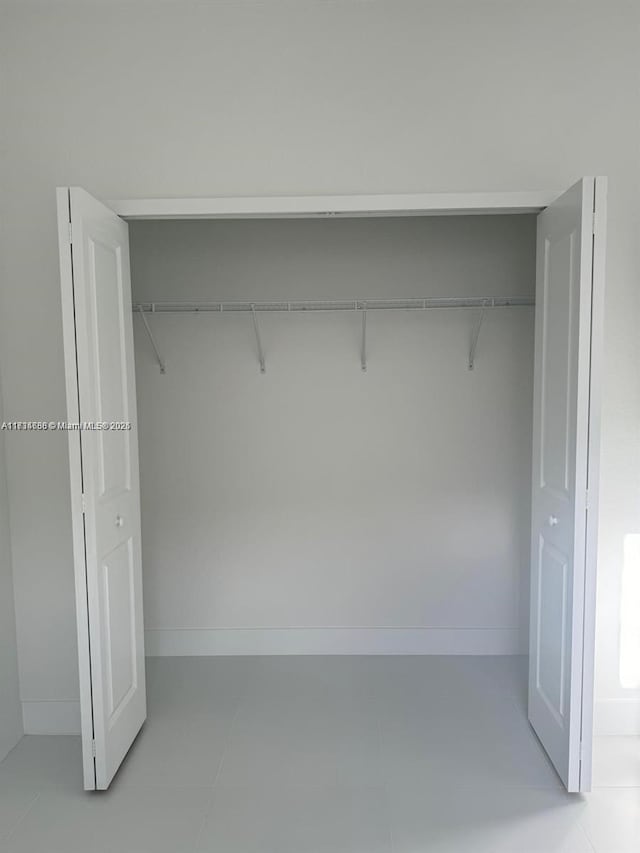 view of closet