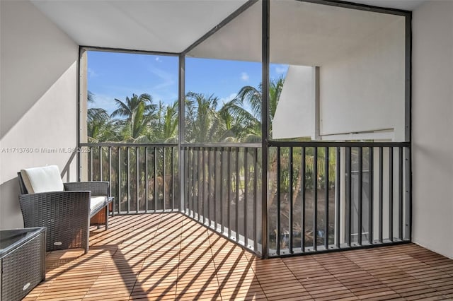 sunroom featuring a wealth of natural light