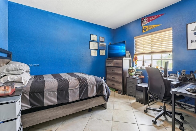 view of tiled bedroom