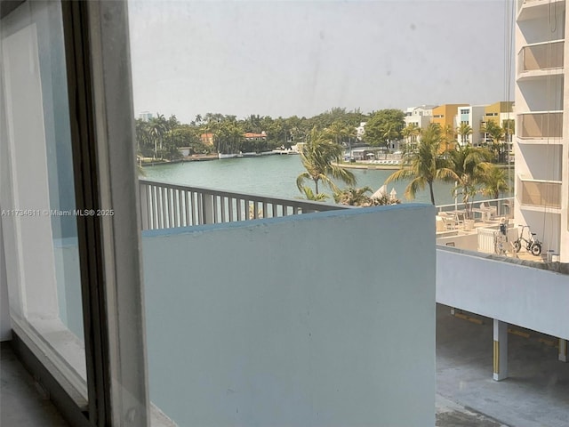 5838 Collins Ave Unit 3D, Miami Beach, FL 33140 - balcony featuring a water view