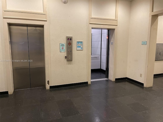 corridor with elevator