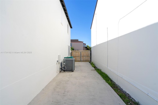 view of patio with cooling unit