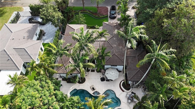 drone / aerial view