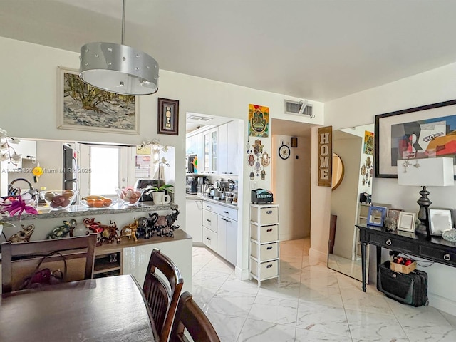 view of dining room