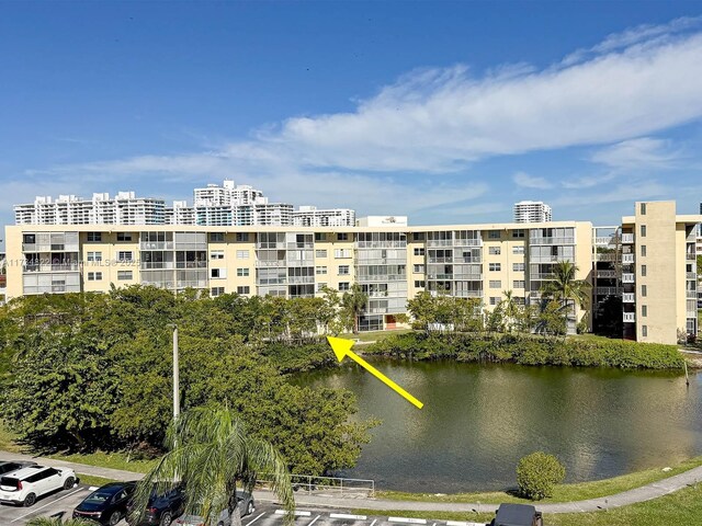 view of property featuring a water view