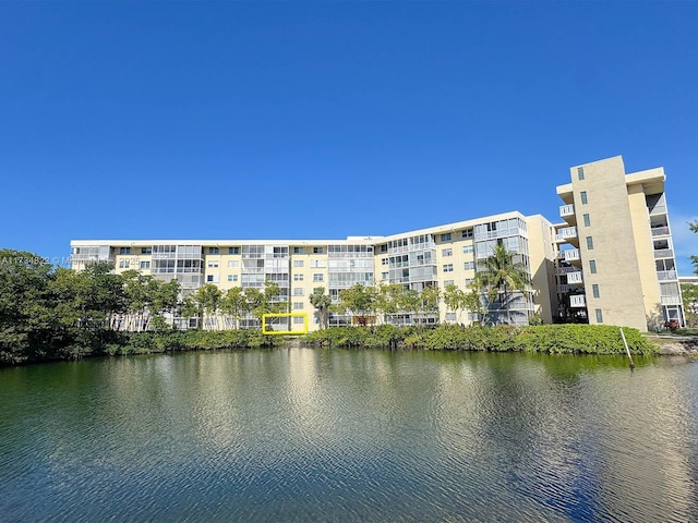 view of water feature