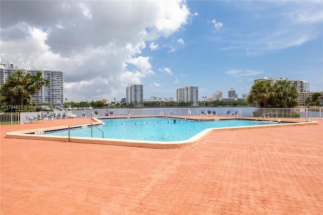 view of pool